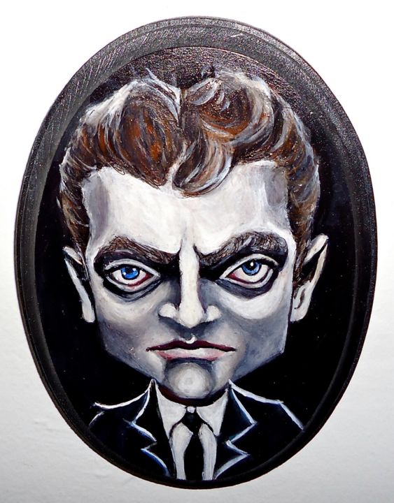 Pintura titulada "CAGNEY" por Kreatures And Kreeps, Obra de arte original, Acrílico