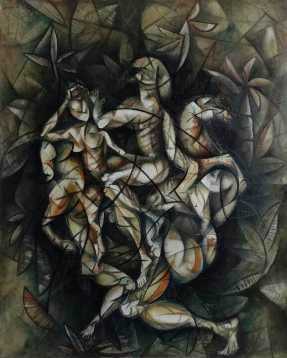 Pintura titulada "Altamont" por Karel Rodríguez Fernández, Obra de arte original, Oleo