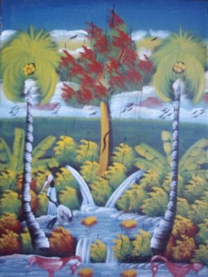 Peinture intitulée "TABLEAU" par Kreol, Œuvre d'art originale