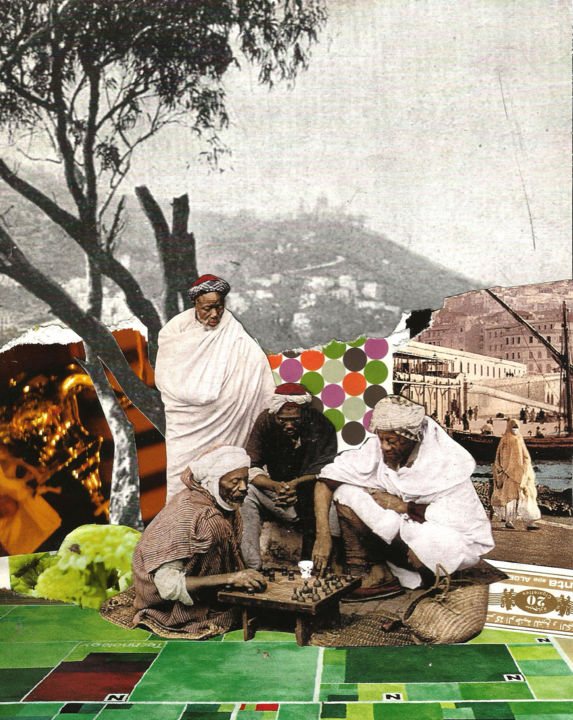 Arte digitale intitolato "zoualiya.jpg" da Ak1, Opera d'arte originale, Collages