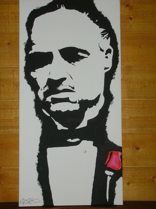 "Marlon Brando" başlıklı Tablo Christophe Caniac tarafından, Orijinal sanat