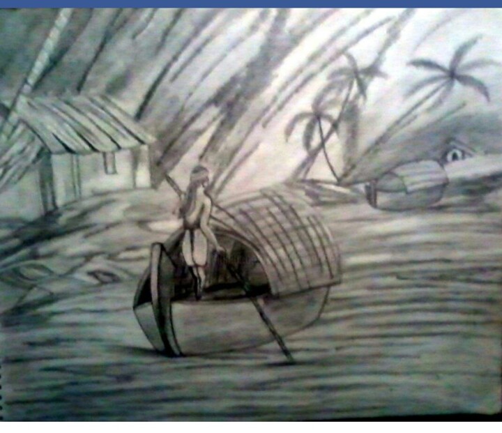 Painting titled "Pencil drawing" by Krishna Art Gallery, Original Artwork, Pencil