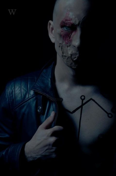 Фотография под названием "Deadpool make up" - Kmihov, Подлинное произведение искусства
