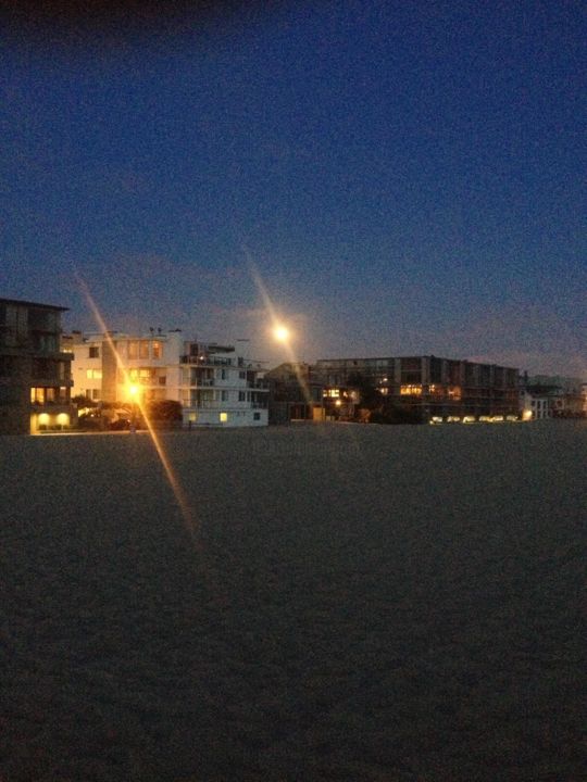 Photography titled ""Full Moon over Mar…" by Krista Ryan, Original Artwork
