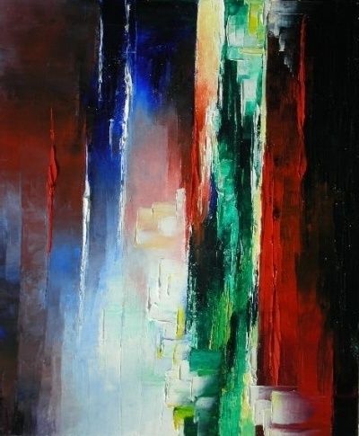 Painting titled "Apothéose" by Kristeen Van  Ryswyck, Original Artwork