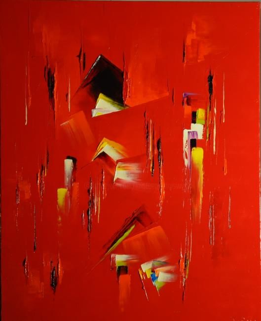 Painting titled "Dispersion" by Kristeen Van  Ryswyck, Original Artwork