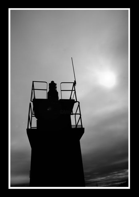 Fotografia intitulada "Phare" por Kristel Genet, Obras de arte originais