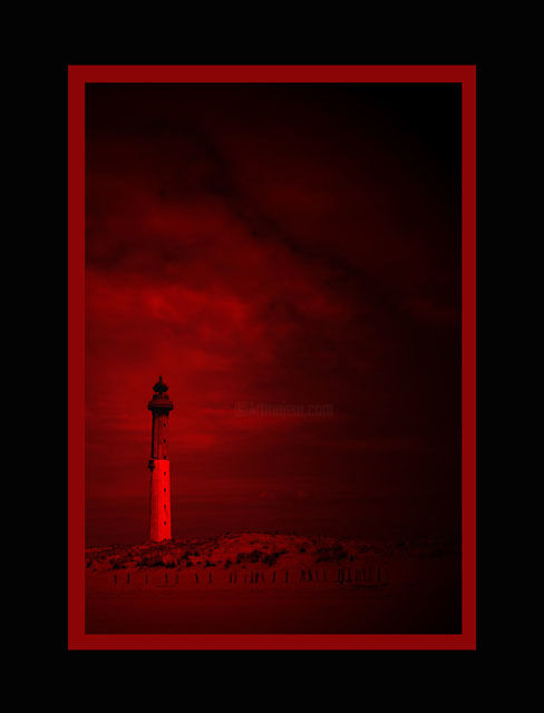 Digital Arts titled "Le phare de Cordouan" by Kristel Genet, Original Artwork, Photo Montage