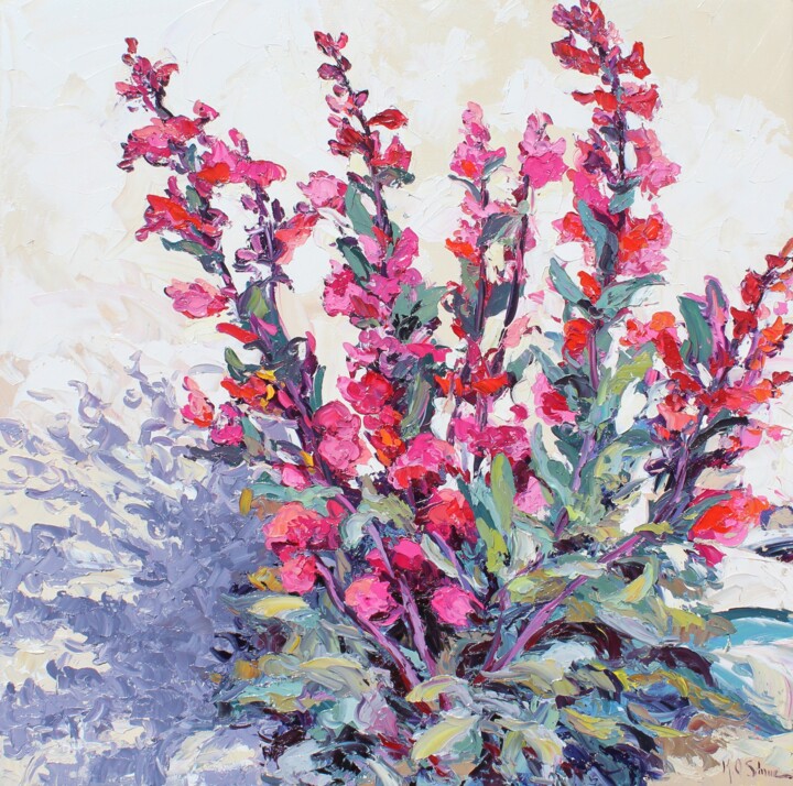 Painting titled "Desert Colors" by Kristen Olson Stone, Original Artwork, Oil