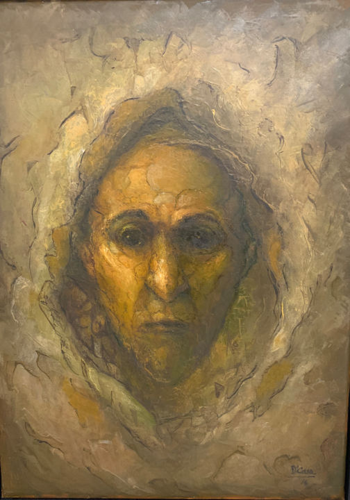 Painting titled "Peregrino" by Fernando Decaso, Original Artwork, Oil