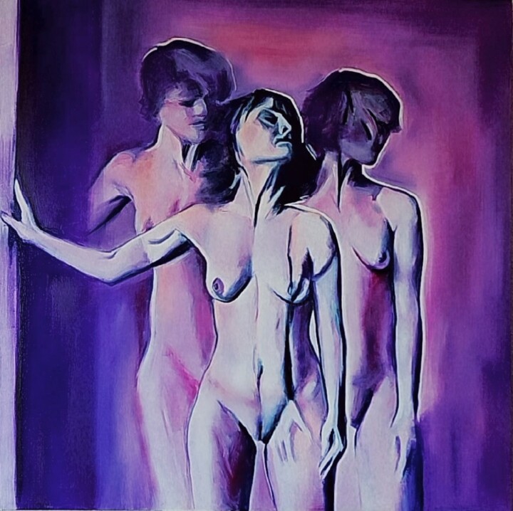 Painting titled "Soul" by Kristina Likhovitskaya (Cris.Om), Original Artwork, Oil