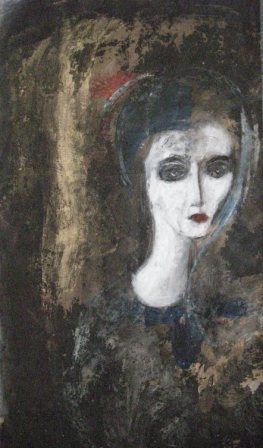 Peinture intitulée "femme finale" par Agnan Kroichvili, Œuvre d'art originale, Acrylique