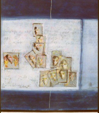 Pittura intitolato "Répartition" da Agnan Kroichvili, Opera d'arte originale, Acrilico
