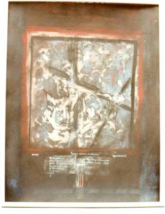 Pittura intitolato "Manque de liesse et…" da Agnan Kroichvili, Opera d'arte originale