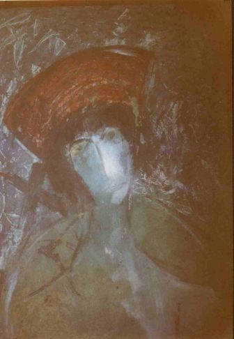 Pittura intitolato "peinture éprouvée" da Agnan Kroichvili, Opera d'arte originale
