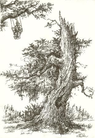 "arbre imaginaire 1" başlıklı Resim Kromka tarafından, Orijinal sanat