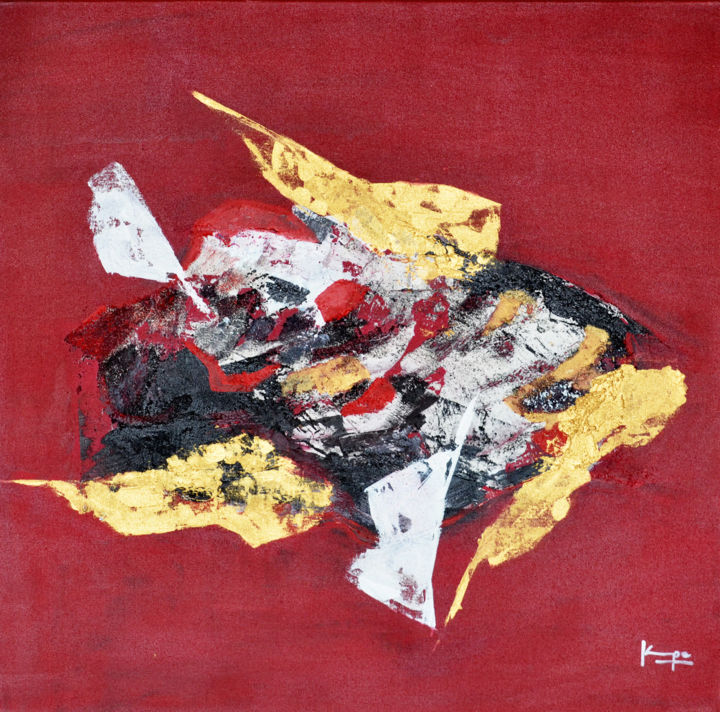 Peinture intitulée "Abstract IX" par Krupa, Œuvre d'art originale, Acrylique Monté sur Châssis en bois