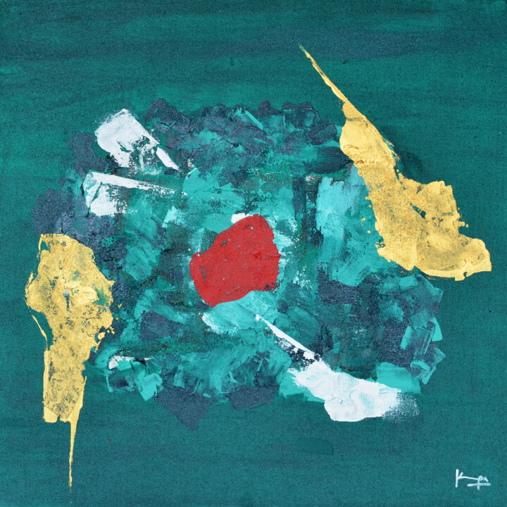 Peinture intitulée "Abstract VIII" par Krupa, Œuvre d'art originale, Acrylique Monté sur Châssis en bois