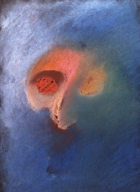 Painting titled "Duch" by Krzysztof Lozowski, Original Artwork