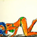 Σχέδιο με τίτλο "erotique" από Kseiran, Αυθεντικά έργα τέχνης