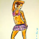 Zeichnungen mit dem Titel "erotique" von Kseiran, Original-Kunstwerk