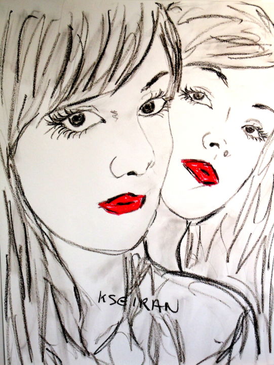 Рисунок под названием "kseiran keusseyan s…" - Kseiran, Подлинное произведение искусства, Пастель