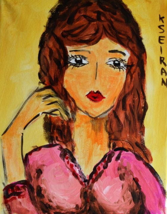Pintura titulada "le rendez vous" por Kseiran, Obra de arte original, Acrílico