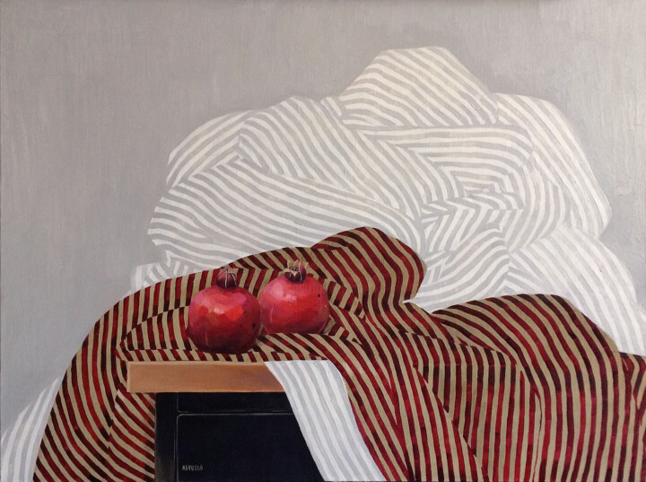 Картина под названием "These moments toget…" - Ксения Берестова, Подлинное произведение искусства, Масло Установлен на Дерев…