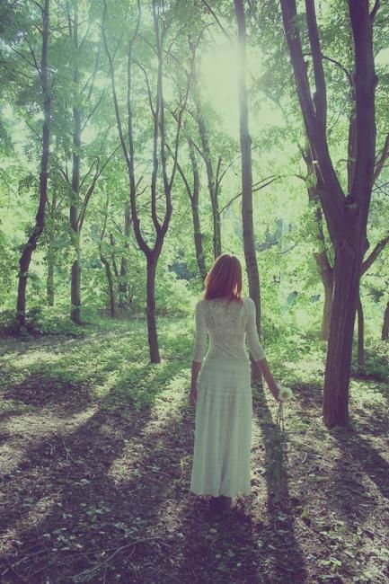 Photographie intitulée "Forest fairy" par Kseniya Slobodyanyuk, Œuvre d'art originale
