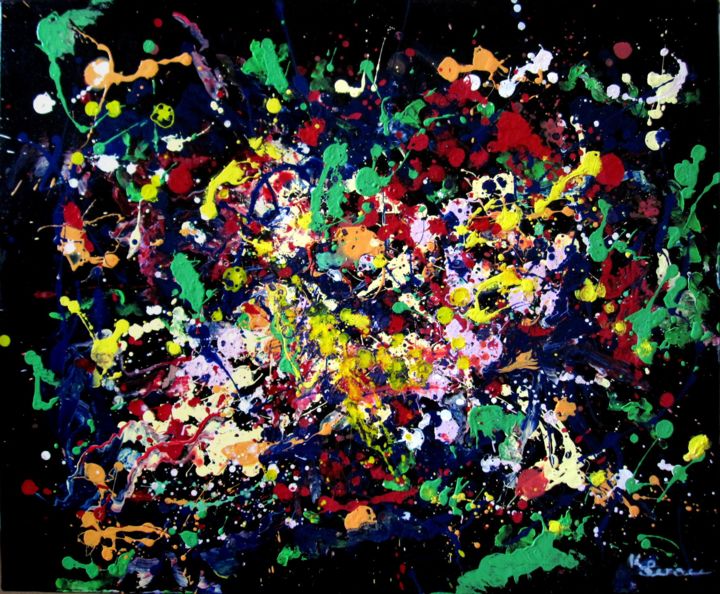 Painting titled "l'univers" by Kspersee, Original Artwork