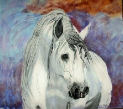 Painting titled "Strength and Power" by Katherine Taylor-Green, Original Artwork, Oil