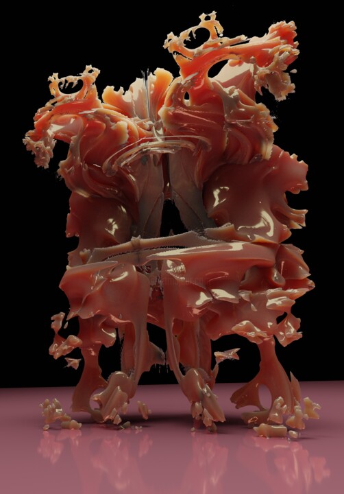 Arte digitale intitolato "Bexen" da Kubicol, Opera d'arte originale, Modellazione 3D