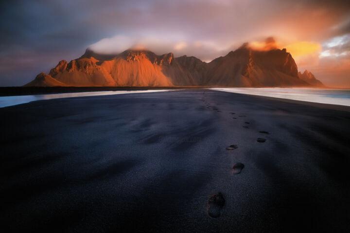 Photography titled "Footprints in the s…" by Martin Kucera, Original Artwork, Digital Photography