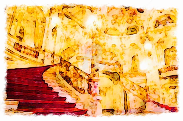 Картина под названием "Cinderella" - D.Arts, Подлинное произведение искусства, Акрил