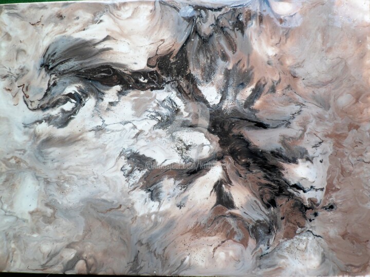 Painting titled "EPHEMERE DRAGON" by Kulhaneck, Original Artwork, Other