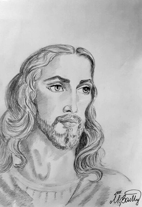 Jesus, Dibujo por Kulikova Mary | Artmajeur