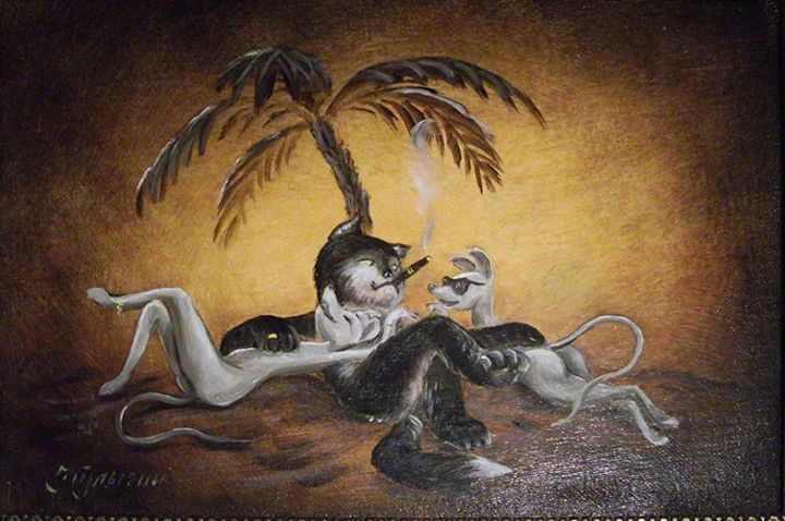 Николай Кулыгин кошки