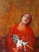 Painting titled "birth" by Coman Mihai, Original Artwork
