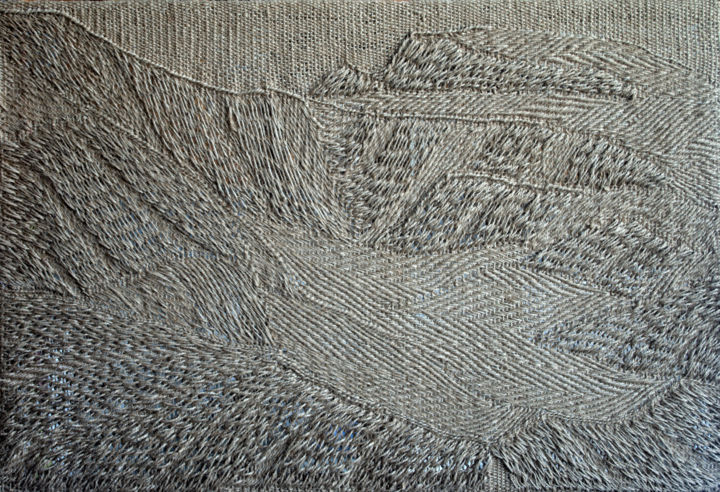 Текстильное искусство под названием "Из серии "Поле чуде…" - Nadezhda Kurakova, Подлинное произведение искусства, гобелен