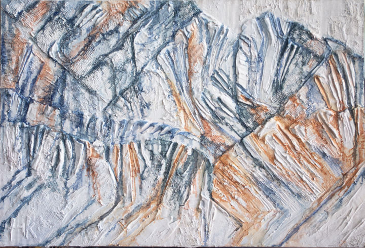 Ζωγραφική με τίτλο "Перевал Джалпакол С…" από Nadezhda Kurakova, Αυθεντικά έργα τέχνης, Λάδι