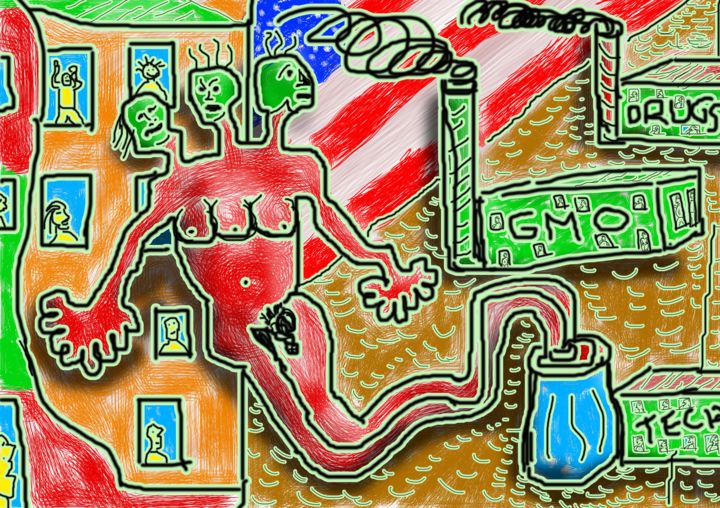 Digital Arts titled "investments.jpg" by Kurcman Mrad, Original Art, Digital Painting