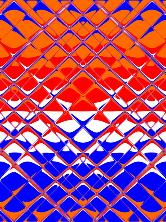 Digitale Kunst getiteld "Oranje" door Kurotory, Origineel Kunstwerk, 2D Digital Work