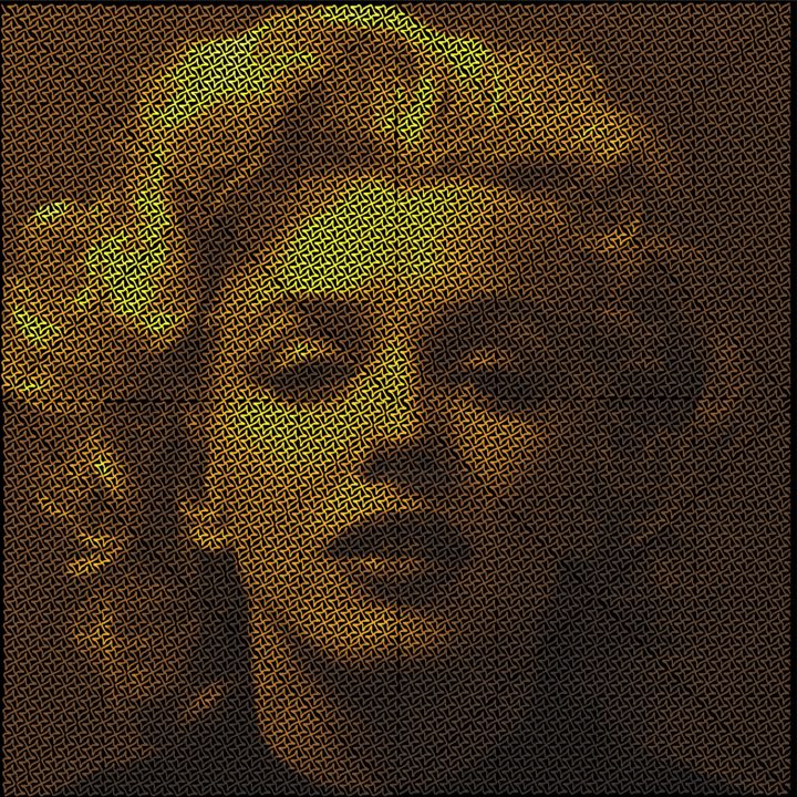 Arte digitale intitolato "Marilyn Monroe in B…" da Kurotory, Opera d'arte originale, Lavoro digitale 2D