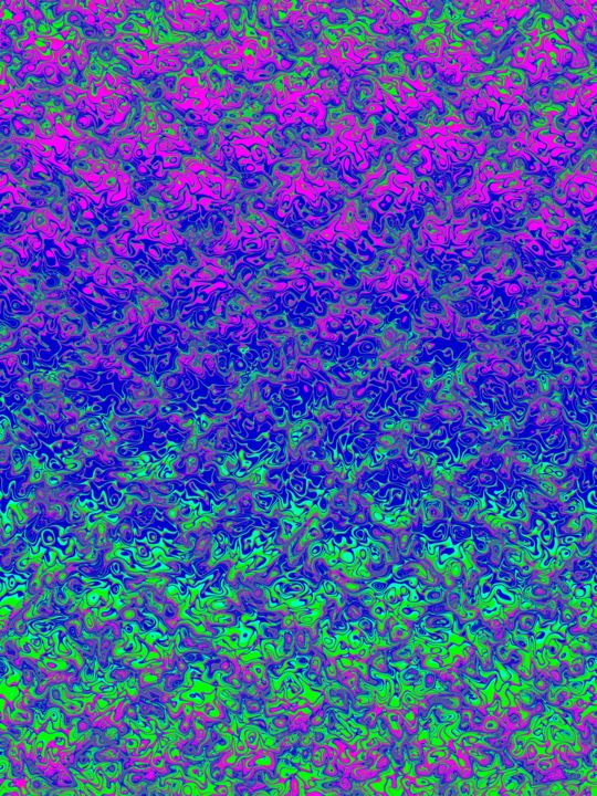 Arts numériques intitulée "Oil spils" par Kurotory, Œuvre d'art originale, Peinture numérique Monté sur Châssis