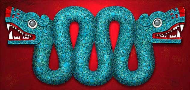 Цифровое искусство под названием "Aztec Mosaic Serpent" - Kurt Whelan, Подлинное произведение искусства