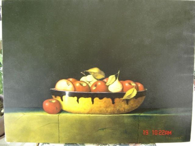 Peinture intitulée "still life 1" par Kushinski, Œuvre d'art originale