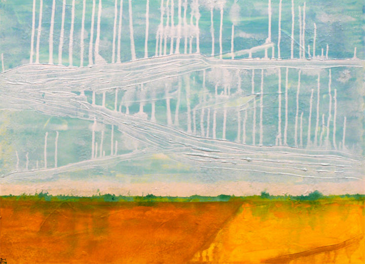 Pintura titulada "Highway" por Jacek Wendzonka, Obra de arte original, Acrílico