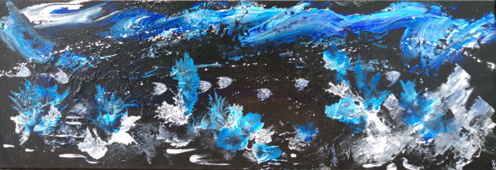 Painting titled "balade-nocturne-150…" by Kyo Pépin, Original Artwork