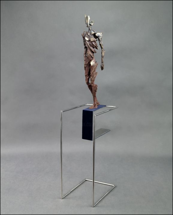Scultura intitolato "TIBIS IV sculpture,…" da Konrad Ziolkowski, Opera d'arte originale, Bronzo