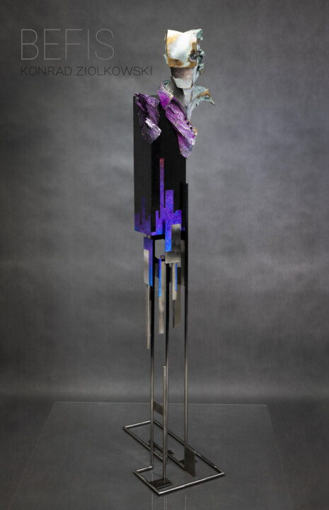 Скульптура под названием "BEFIS I" - Konrad Ziolkowski, Подлинное произведение искусства, Бронза